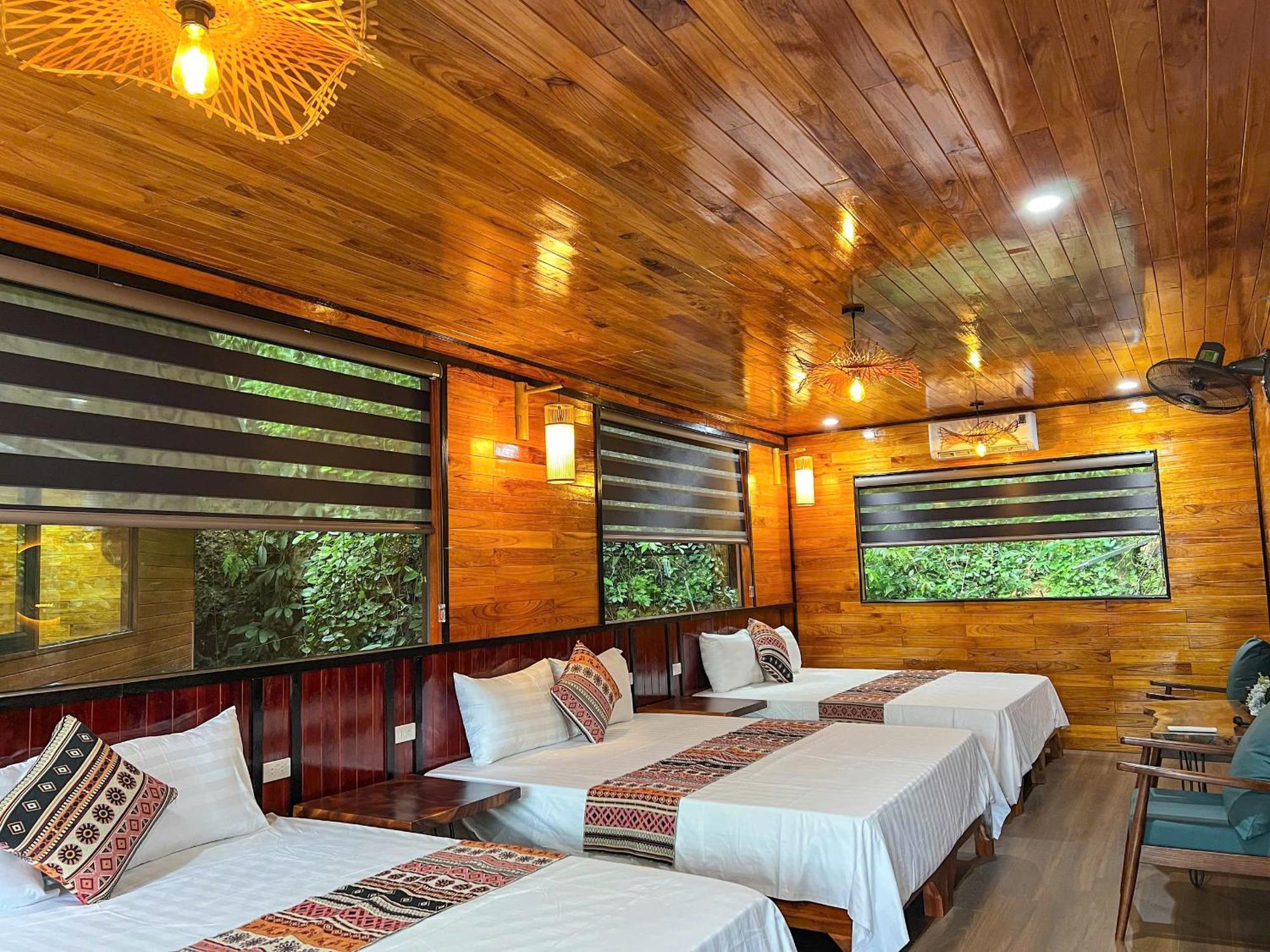 Tam Coc Central Bungalow-Hostel Vu Lam エクステリア 写真