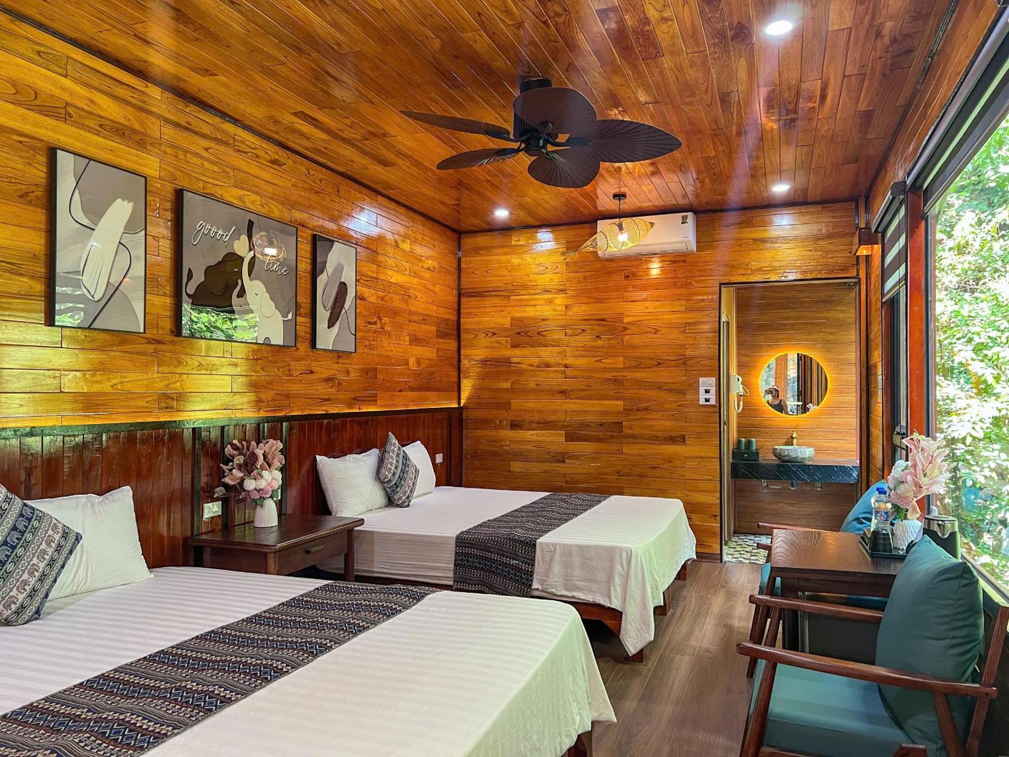 Tam Coc Central Bungalow-Hostel Vu Lam エクステリア 写真