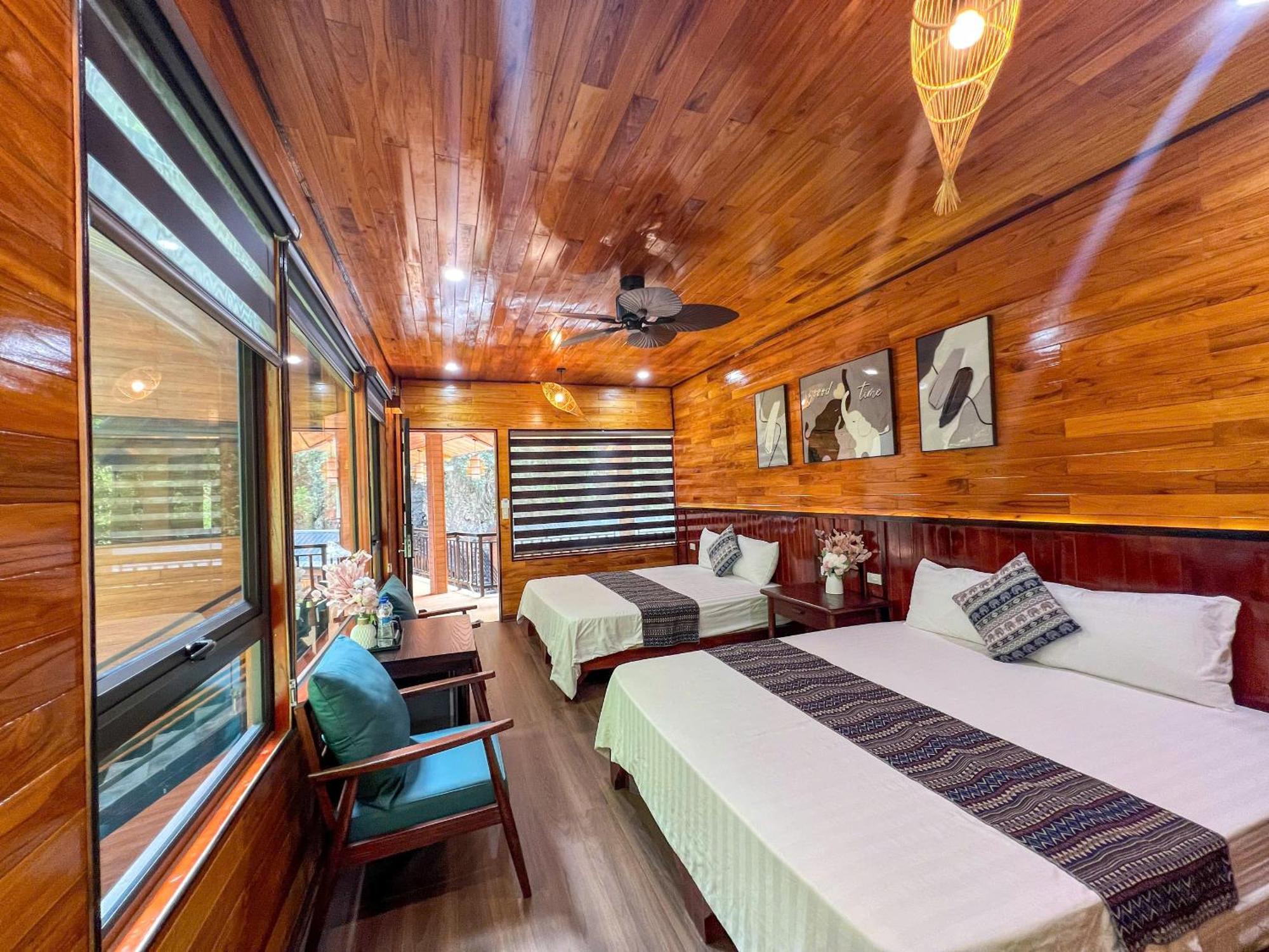Tam Coc Central Bungalow-Hostel Vu Lam エクステリア 写真