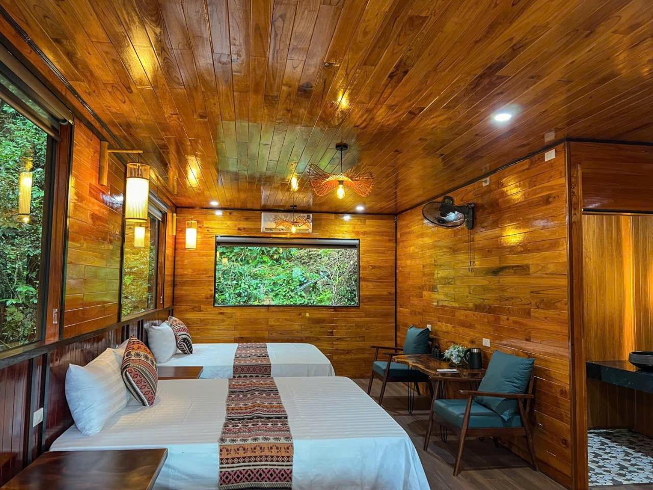 Tam Coc Central Bungalow-Hostel Vu Lam エクステリア 写真