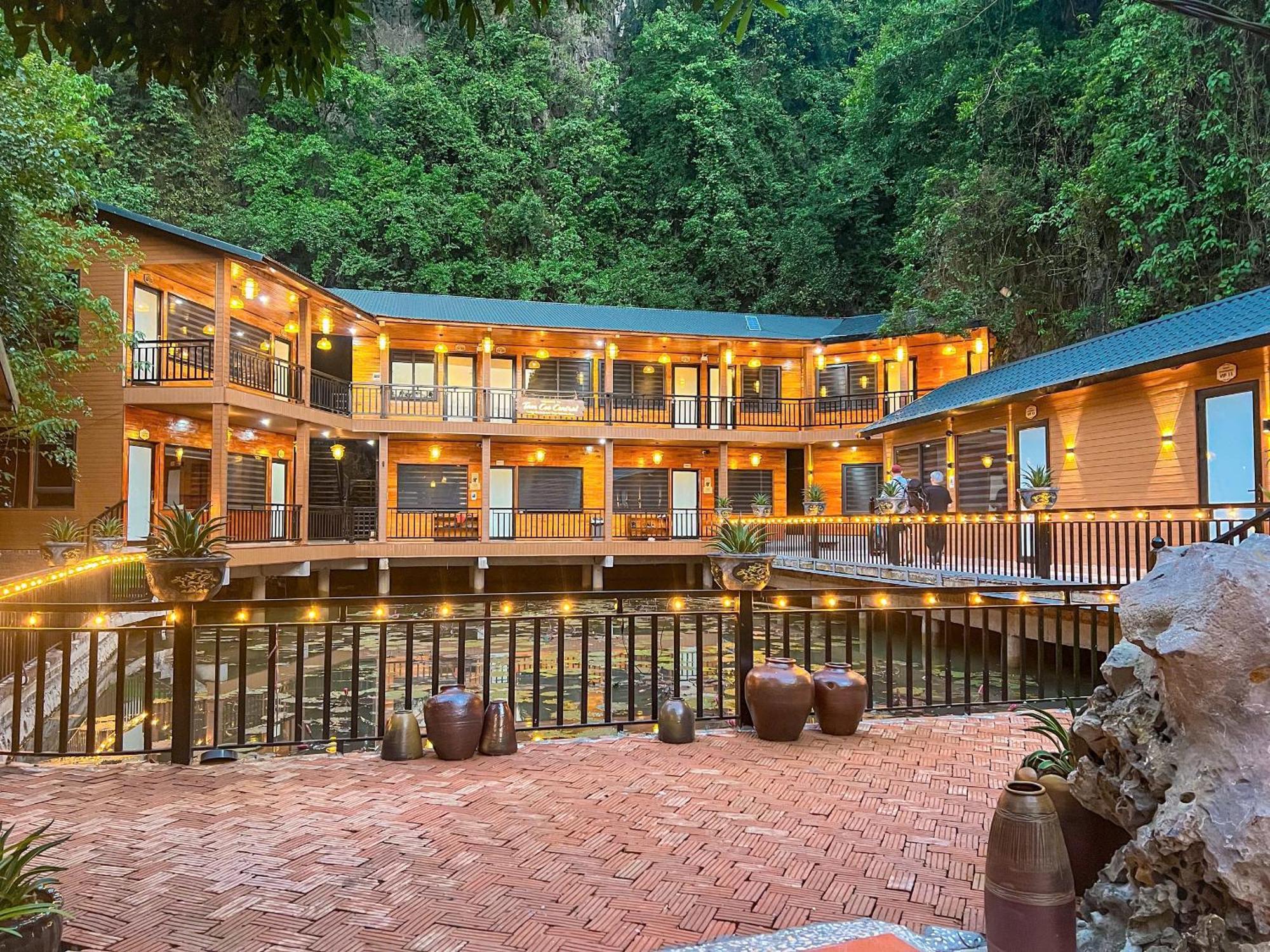 Tam Coc Central Bungalow-Hostel Vu Lam エクステリア 写真