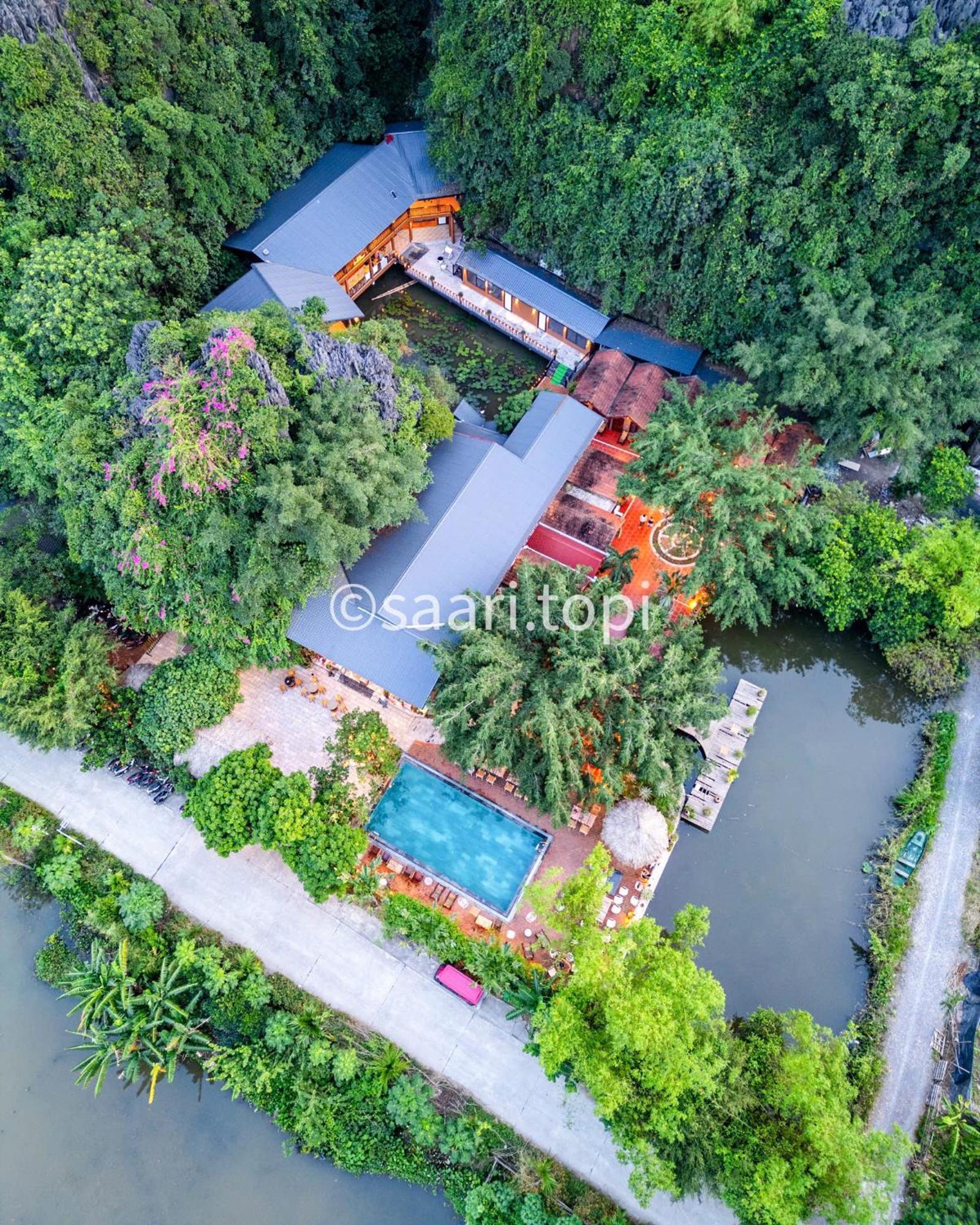Tam Coc Central Bungalow-Hostel Vu Lam エクステリア 写真